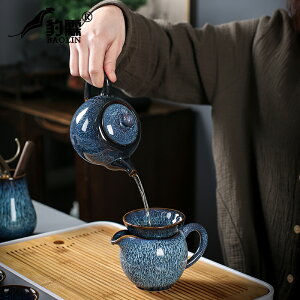 窯變陶瓷美人壺純手工泡茶功夫茶具套裝家用大小容量全單人名家