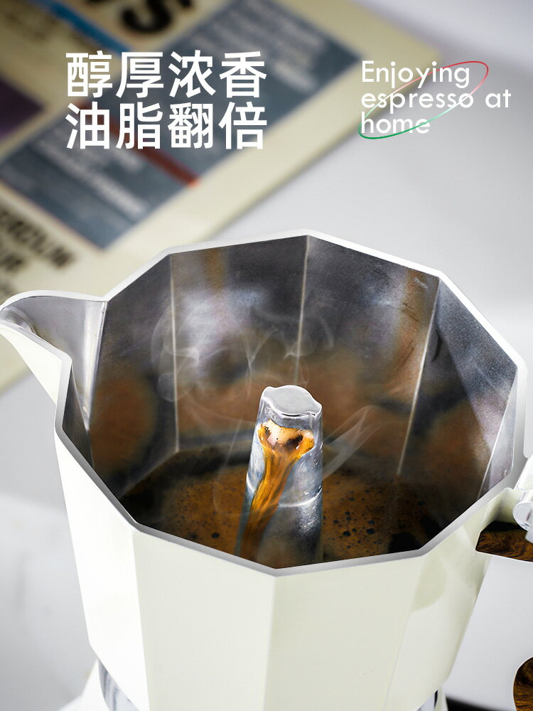 摩卡壺家用意式萃取咖啡機手沖咖啡壺套裝戶外咖啡裝備煮咖啡器具