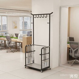 鐵藝收納簡約衣帽架雨傘架