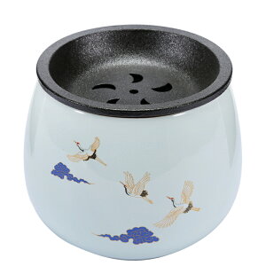 遠舍日式建水陶瓷手繪禪意茶渣缸大號水盂茶具配件水洗帶蓋家用