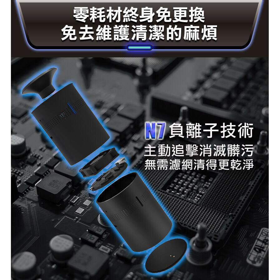 【FUTURE LAB.未來實驗室】N7車用空氣清淨機 空氣淨化器 負離子空氣清淨機 除異味煙味【JC科技】 9