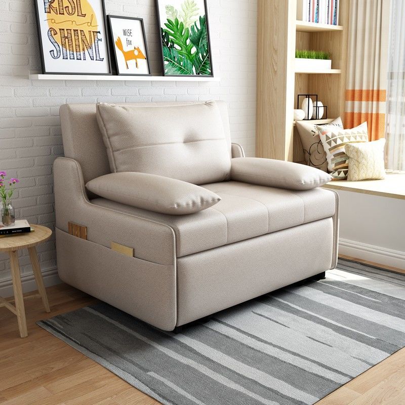 沙發床兩用單人雙人小戶型網紅款可折疊客廳科技布多功能陽臺沙發