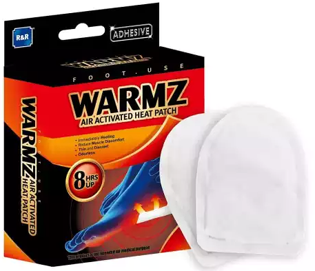 R&R WARMZ 溫熱適 熱敷貼片 頸椎/肩/下腰椎/腰背用五截式/腹部/膝蓋/足部 萊禮生醫 長效發熱 免搓揉 8