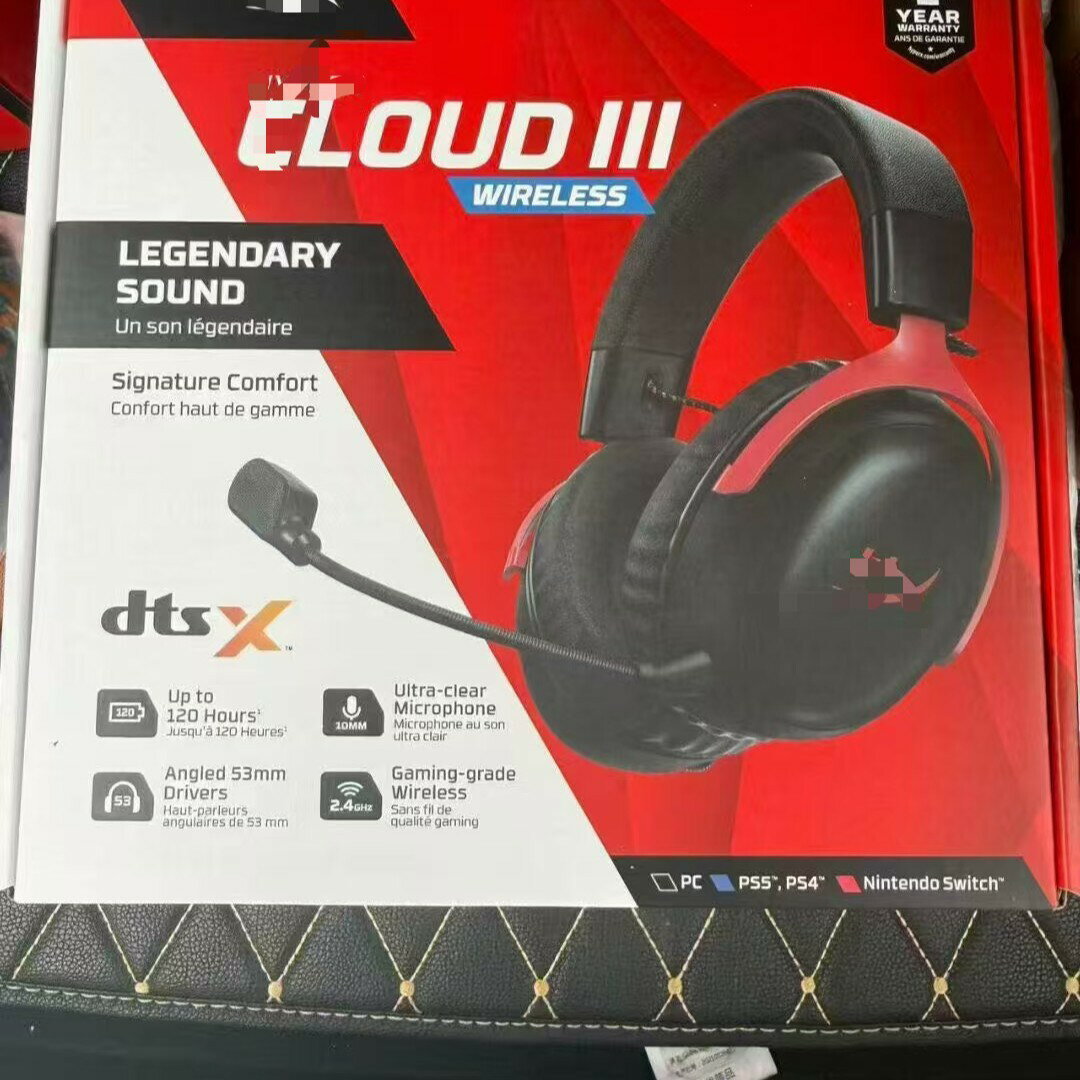 跨境HyperX Cloud 颶風2 3代頭戴式遊戲有線耳機電競外貿爆款批發【北歐居家生活】
