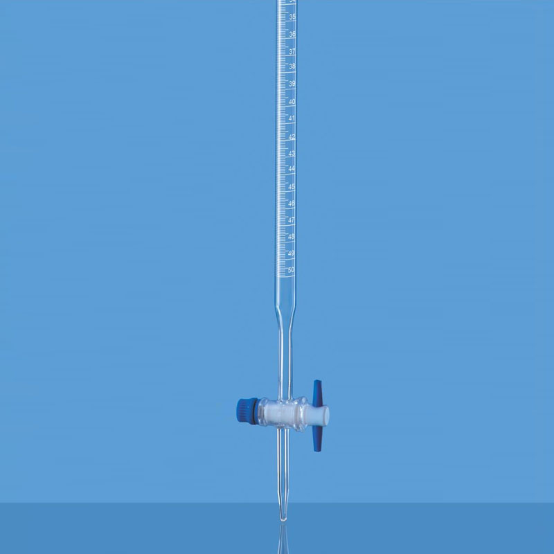 《BOROSIL》滴定管A級 PTFE活栓 Buret, Class A PTFE Stopcock Schellbach