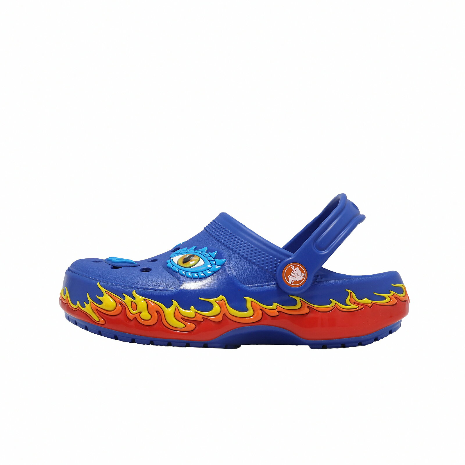 Crocs 洞洞鞋 洞洞鞋 Classic IAM Dragon 中大童 酷炫恐龍 閃電印花 燈鞋 2125094KZ