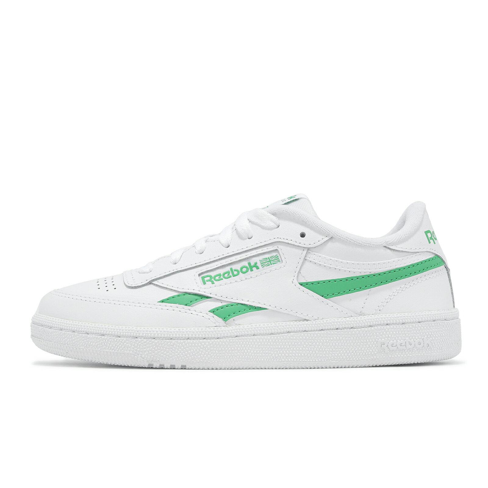 Reebok 休閒鞋 Club C Revenge 女鞋 白 綠 低筒 復古 小白鞋 100074245