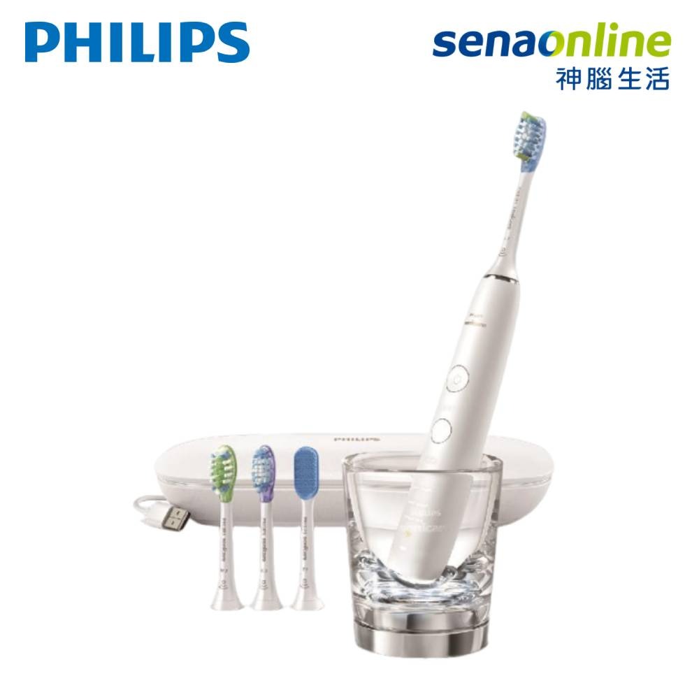 【APP下單4%回饋★領券再折】PHILIPS飛利浦 鑽白極淨智能鑽石音波電動牙刷 HX9924/12