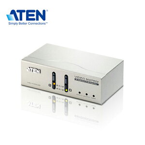 【預購】ATEN VS0202 2x2 VGA/音訊切換器