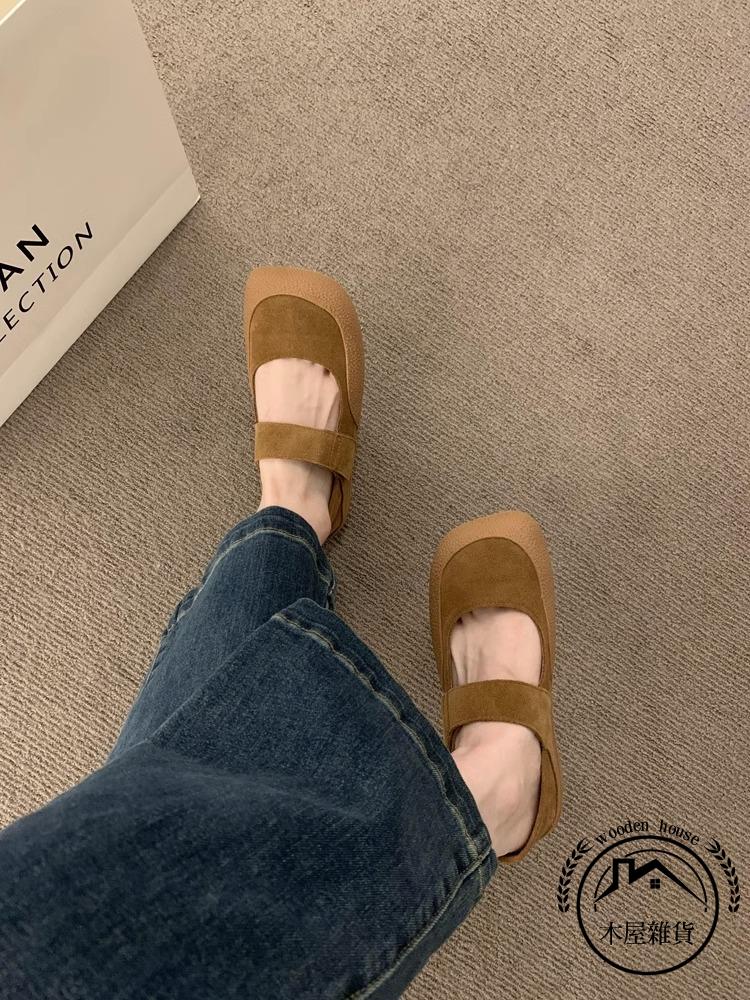勃肯鞋女新款夏季瑪麗珍鞋子女鞋平底鞋博肯鞋法式小皮鞋流行女鞋子【木屋雜貨】
