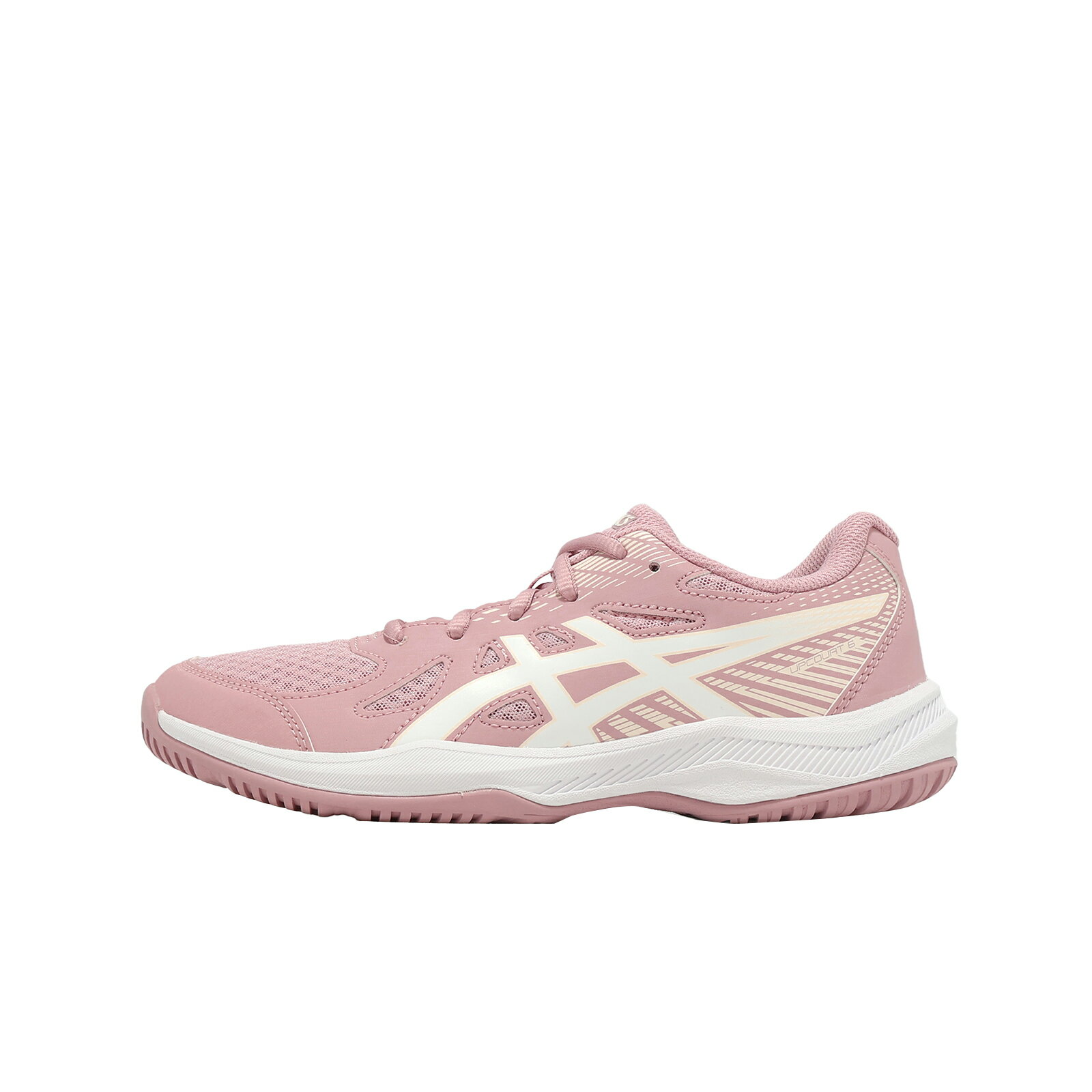 Asics 亞瑟士 排球鞋 Upcourt 6 GS 大童 女鞋 粉 室內運動 輕量 入門款 1074A045702