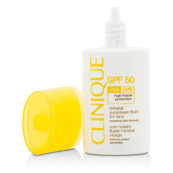 Clinique 倩碧 Mineral Sunscreen Fluid For Face SPF 50 - Sensitive Skin Formula 輕感礦物臉部防曬乳 SPF 50敏感肌膚 125ml