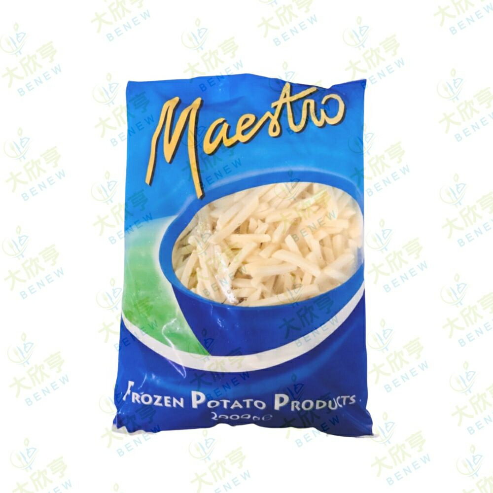 🇧🇪比利時🇧🇪冷凍1/4細薯條(素食可用)【2公斤裝*馬鈴薯加工品*進口薯製品】《大欣亨》B046006 0