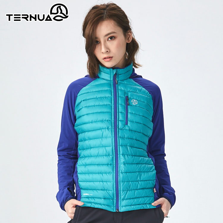 TERNUA 女Primaloft異材質保暖外套1642970 / 城市綠洲 (登山、戶外活動、輕便、高機能性)