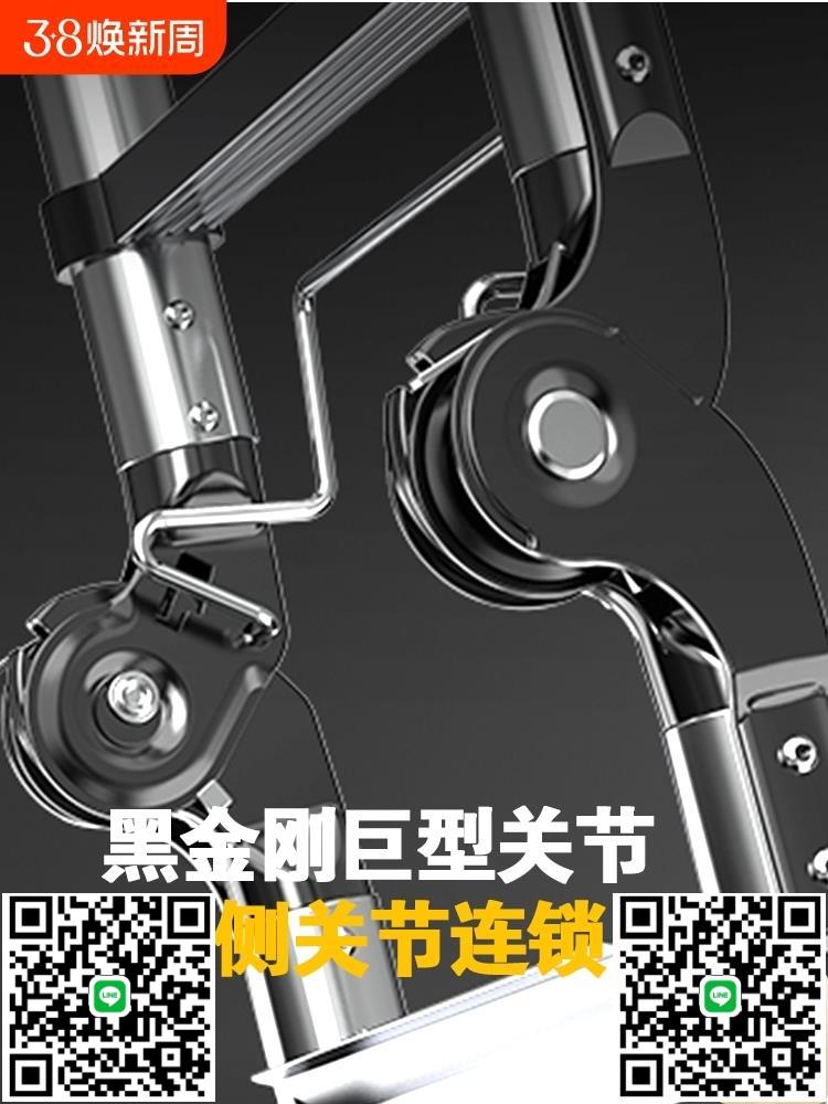 不銹鋼人字梯子家用便攜鋁合金多功能伸縮直梯加厚折疊梯工程專用-淘淘屋