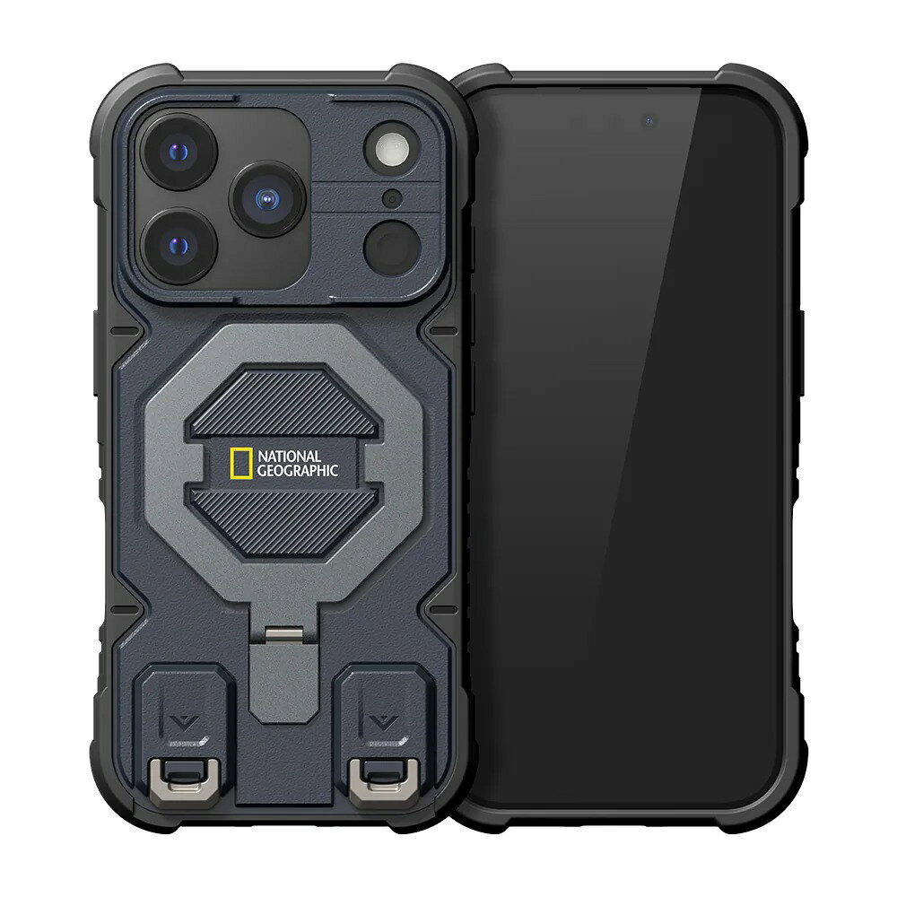 National Geographic 國家地理 磁吸 支架 防摔殼 iPhone 17 18 Air Pro Max｜附掛繩 耐衝擊 保護殼 0