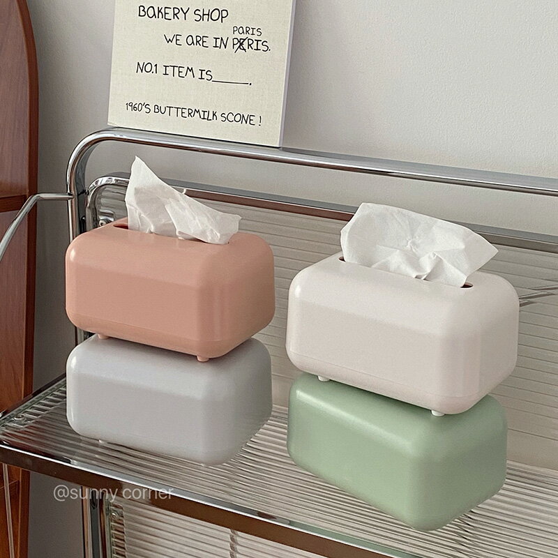 簡約現代紙巾盒家用客廳抽紙盒ins風創意設計感茶幾紙巾收納盒