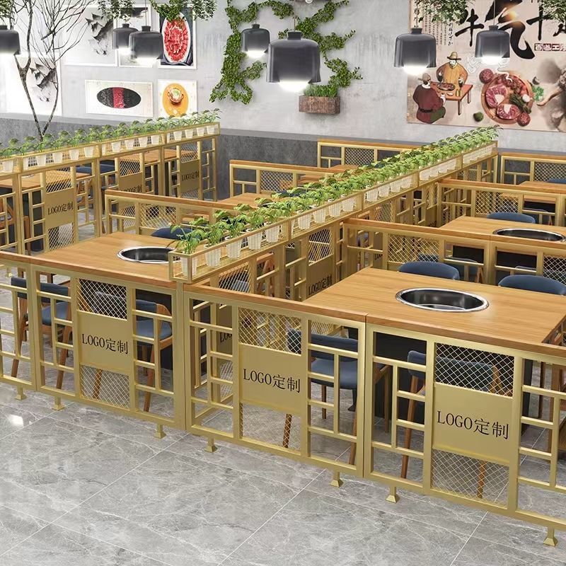 【最低價】【公司貨】餐廳隔斷花架鐵藝護欄屏風酒吧過道裝飾圍欄火鍋飯店卡座矮隔斷墻 7