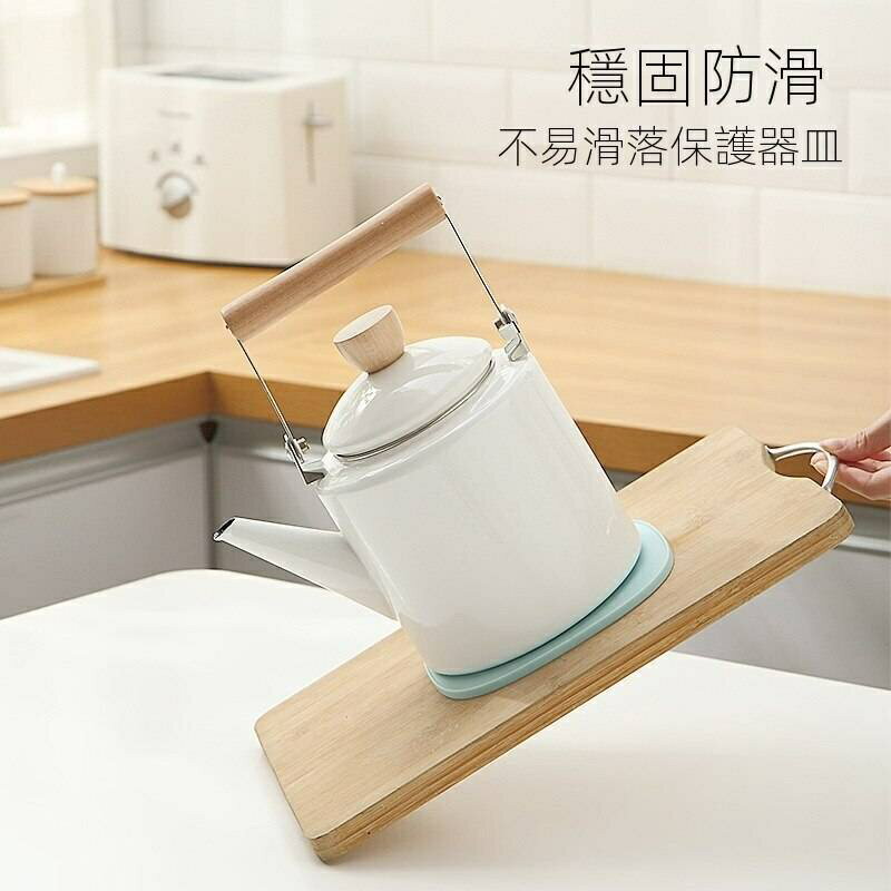 【黛琍居家】TPR加厚隔熱墊 杯墊 鍋墊餐桌防燙墊 可掛式防滑耐用墊碗墊 2