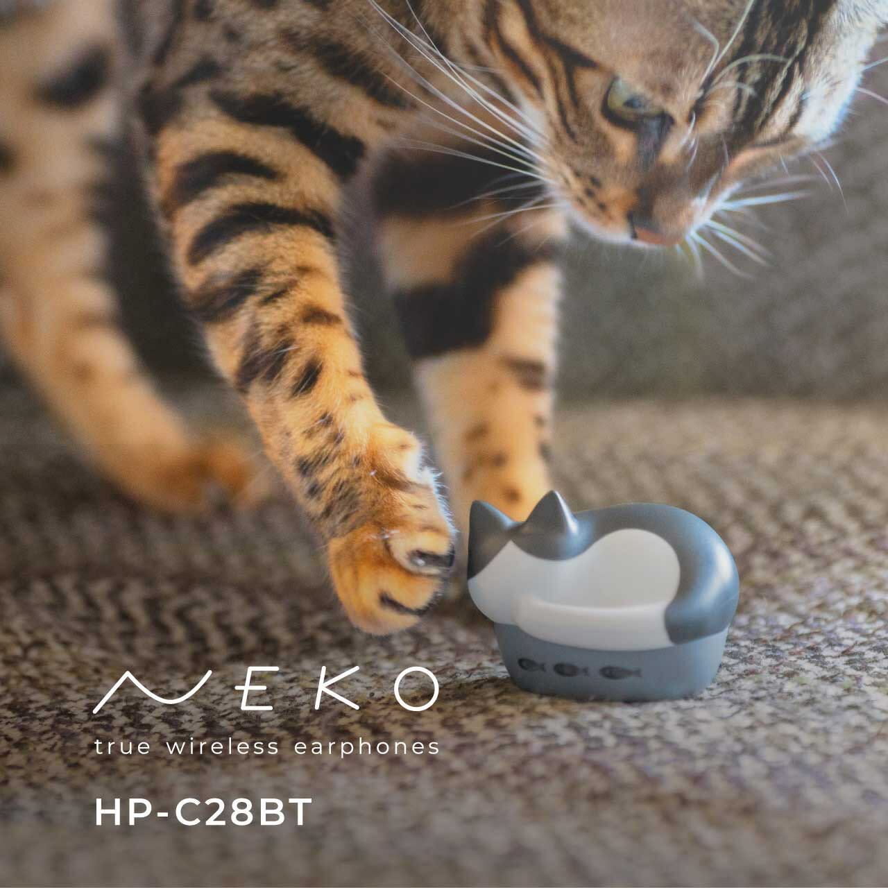 日本直送🇯🇵Radius NEKO 貓咪耳機 HP-C28BT 最新款 貓盒耳機 貓咪耳機 交換禮物 情人節 三花貓 八字臉貓 橘虎斑貓 【小福部屋】 4