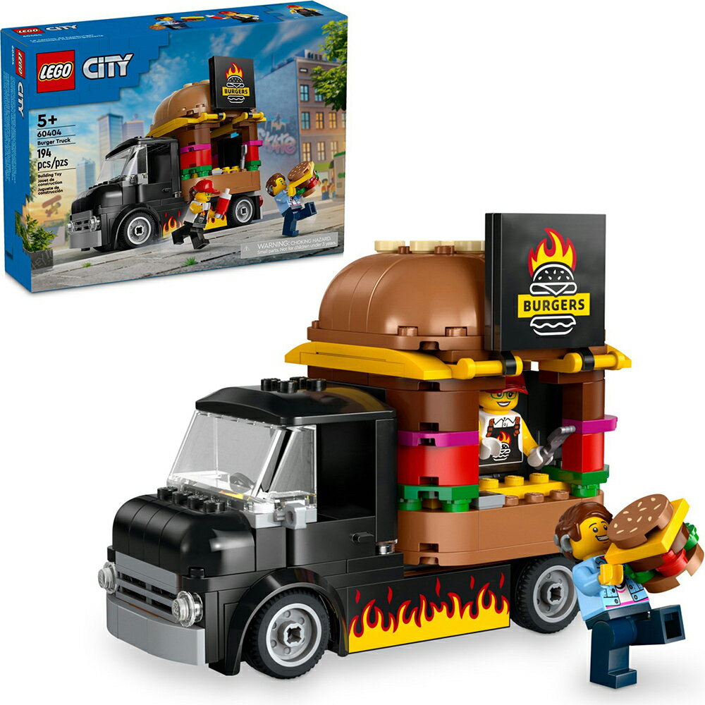 樂高LEGO 60404 City 城市系列 漢堡餐車