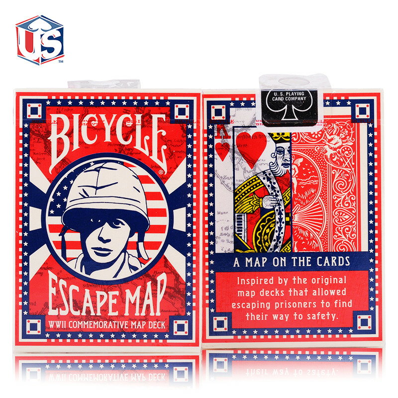 美國進口 單車 逃生地圖 Bicycle Escape Map 撲克牌 單車牌
