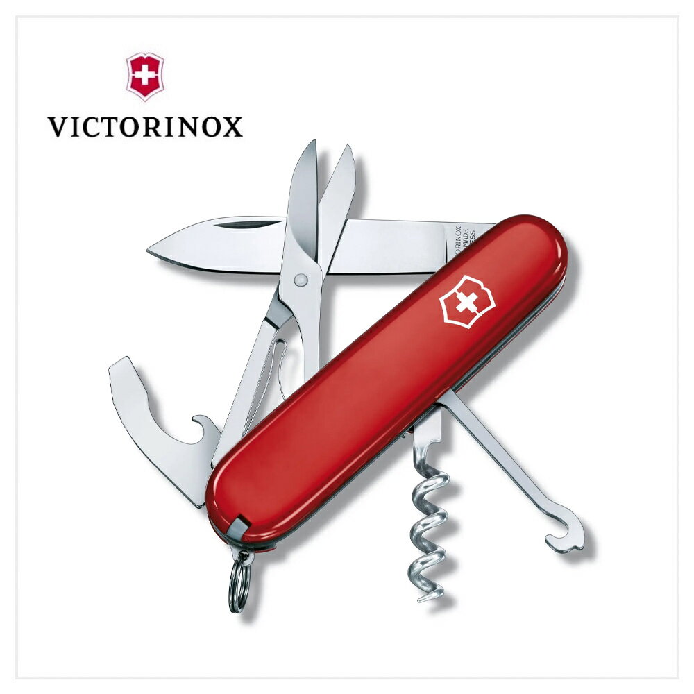 VICTORINOX 瑞士維氏 瑞士刀15用 91mm 紅 1.3405
