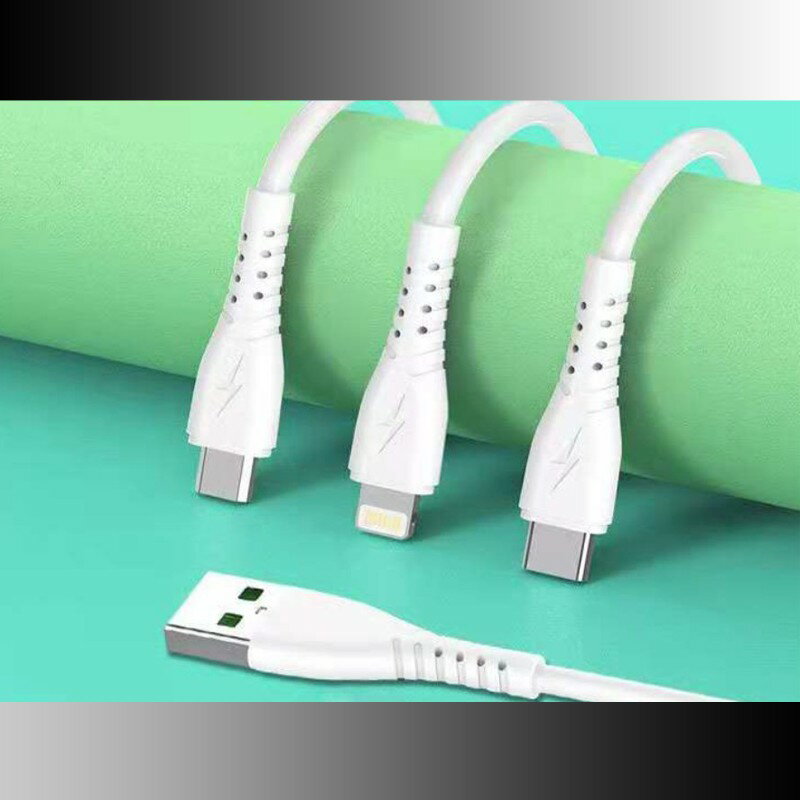 90cm充電線6A【緣屋百貨】天天出貨 1米  Micro USB 充電線 傳輸線 快充線 iphone type-C 6