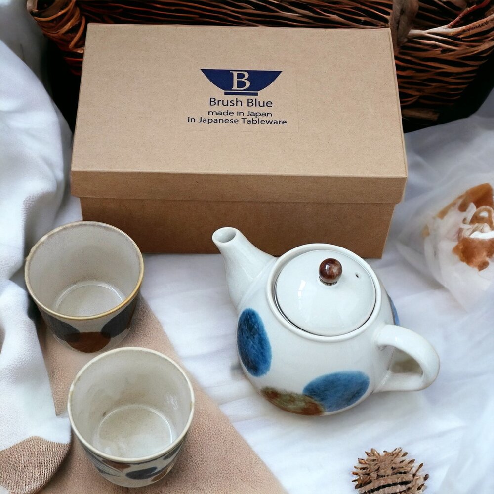 日本製 筆青 陶瓷茶壺 茶杯 禮盒組 陶瓷茶杯 泡茶壺 入厝禮物 新家禮物 陶瓷杯 杯子 茶壺 美濃燒 日本進口 - 日本製 筆青 送禮推薦 結婚禮物 送禮 熱銷商品 新家入厝 陶瓷茶壺 泡茶茶壺 日本現貨 日本 新居賀禮 日本代購 日本空運來台 代購 現貨 JAPAN 茶杯