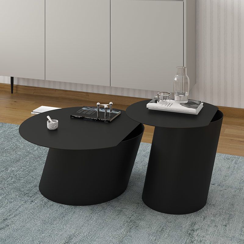北歐創意極簡大小組合茶幾簡約現代客廳沙發圓形茶幾桌小戶型家用