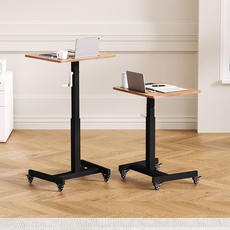 升降桌可移動電腦桌站立式學生學習桌簡易家用辦公桌升降式工作臺