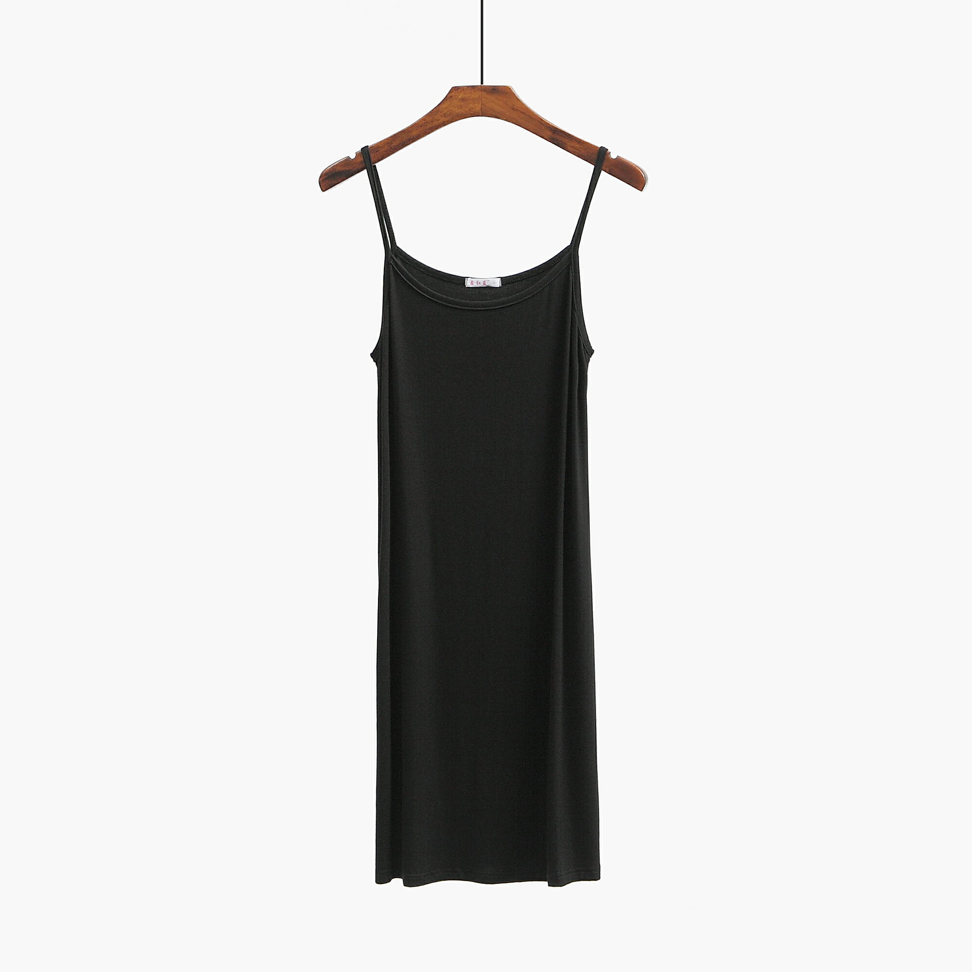 長版襯裙 吊帶裙 打底裙 夏季莫代爾吊帶裙內搭中長款寬鬆防透內襯裙打底大碼背心洋裝女『cyd20829』