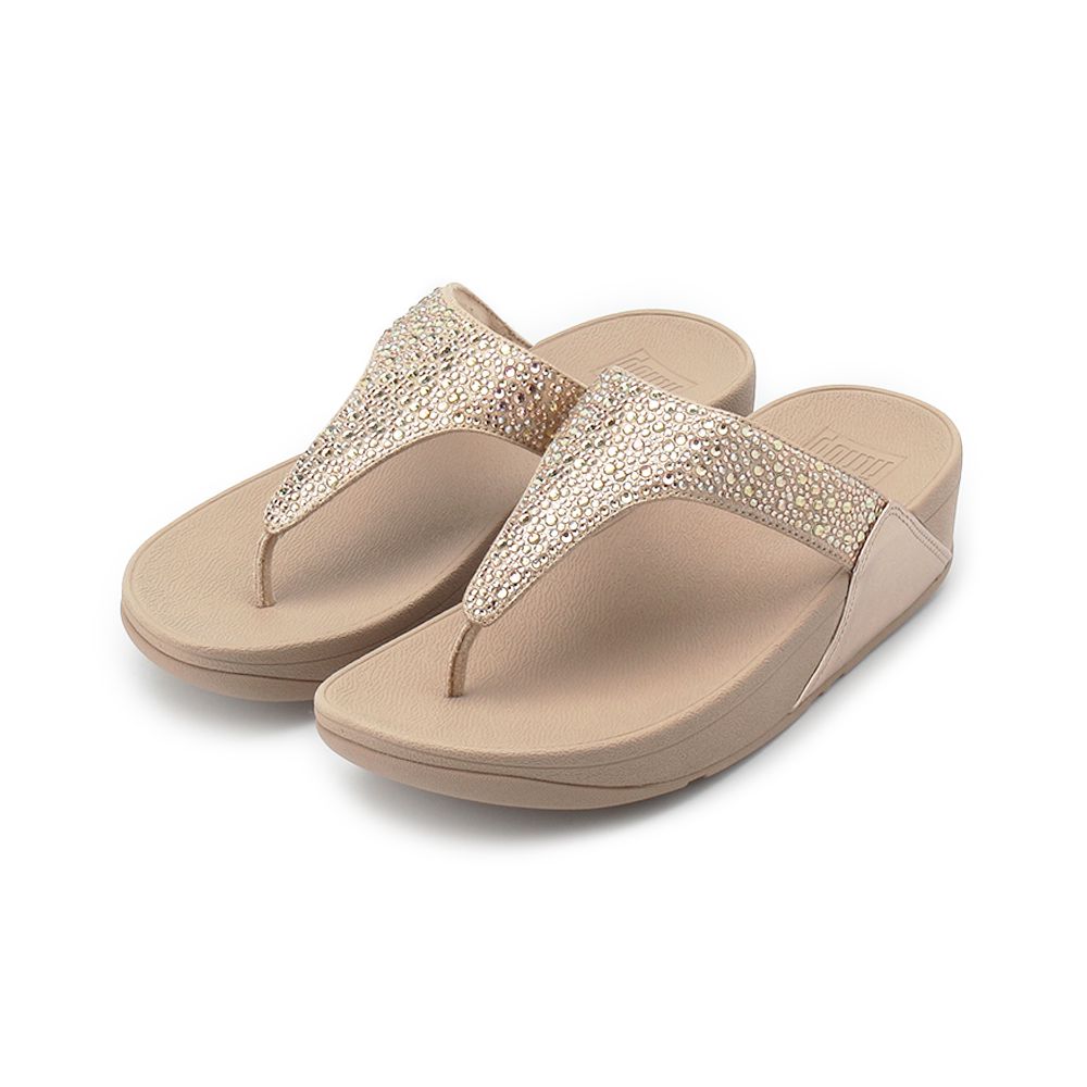 FITFLOP LULU 水鑽夾腳拖鞋 米 6212-15931 女鞋