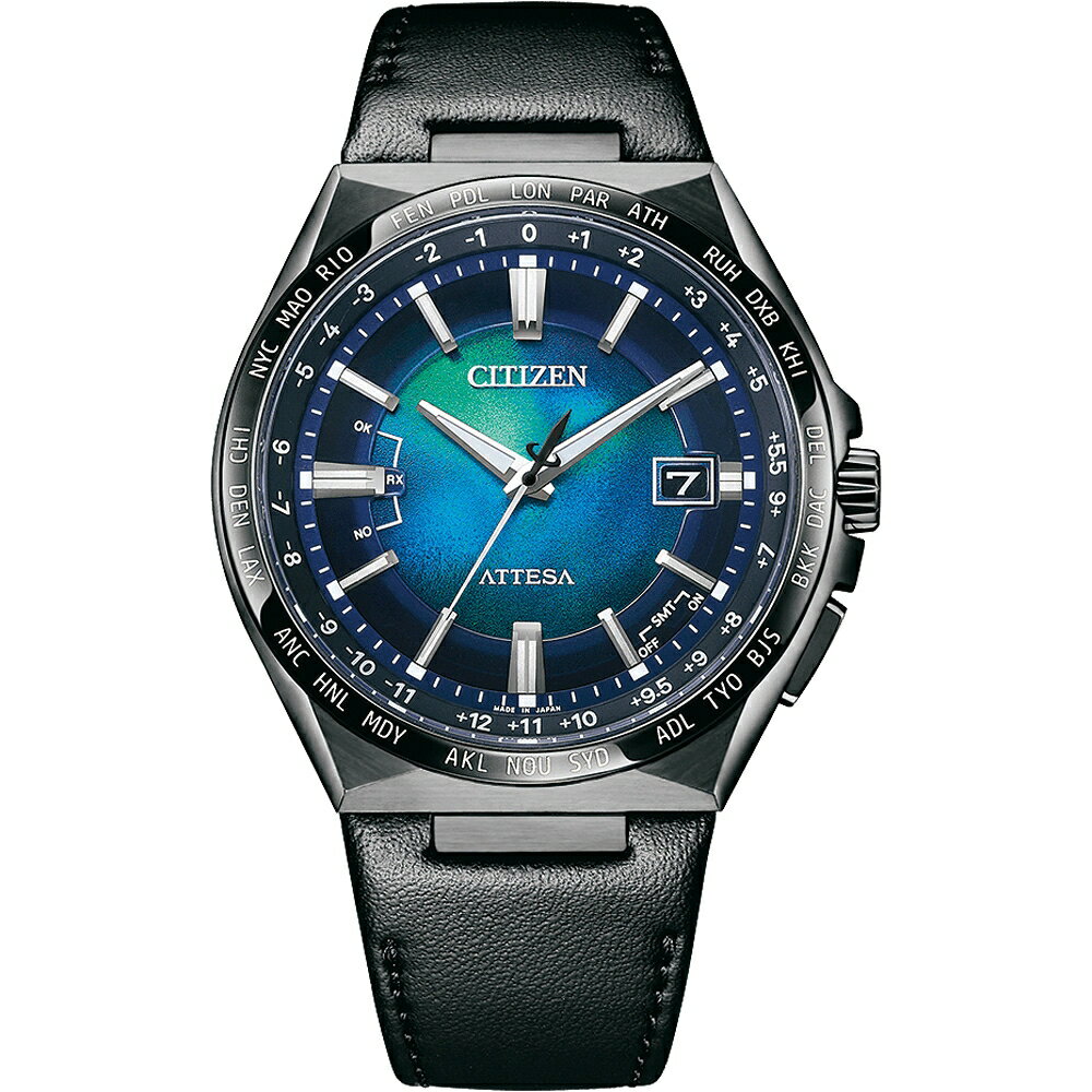 CITIZEN GENT'S 千彩之海限定光動能鈦金屬電波計時腕錶(CB0215-18L) [APP下單享4%點數]