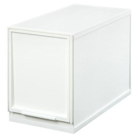 寬19cm 多功能抽屜收納盒 白色L 半格型 NITORI宜得利家居