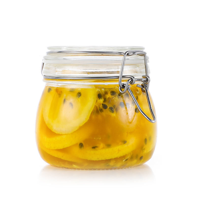 玻璃瓶密封罐子食品罐帶蓋透明罐頭家用腌製檸檬百香果蜂蜜儲物罐