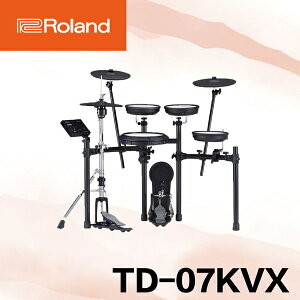 【非凡樂器】ROLAND /TD-07KVX電子鼓/含鼓椅、鼓棒、耳機、踏板/公司貨保固