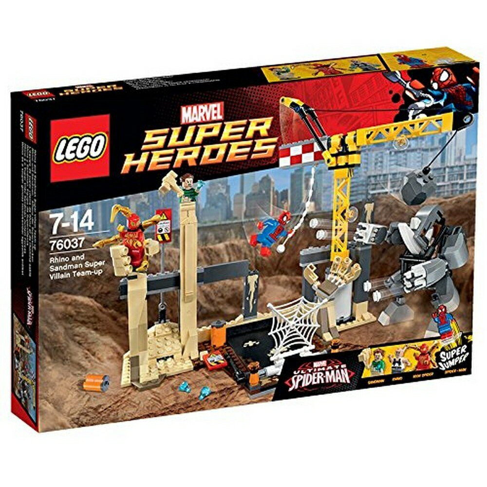 LEGO 樂高 超級英雄系列 Rhino and Sandman Supervillain Team-up 犀牛與沙人超級惡霸 76037