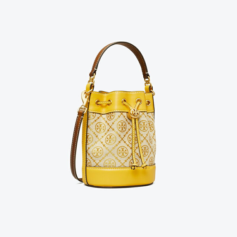 精選★TORYBURCHTMONOGRAM提花迷你單肩斜跨手提水桶包80534   (預購)~【夏日美包★菲尼斯 國際精品↘3折起】 5