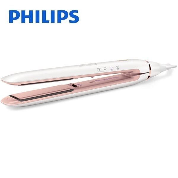 [贈實用面膜]PHILIPS 飛利浦 智能溫控水潤直捲兩用負離子造型器 HP8372