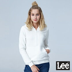Lee LEE 拉鍊運動帽Tee-白色