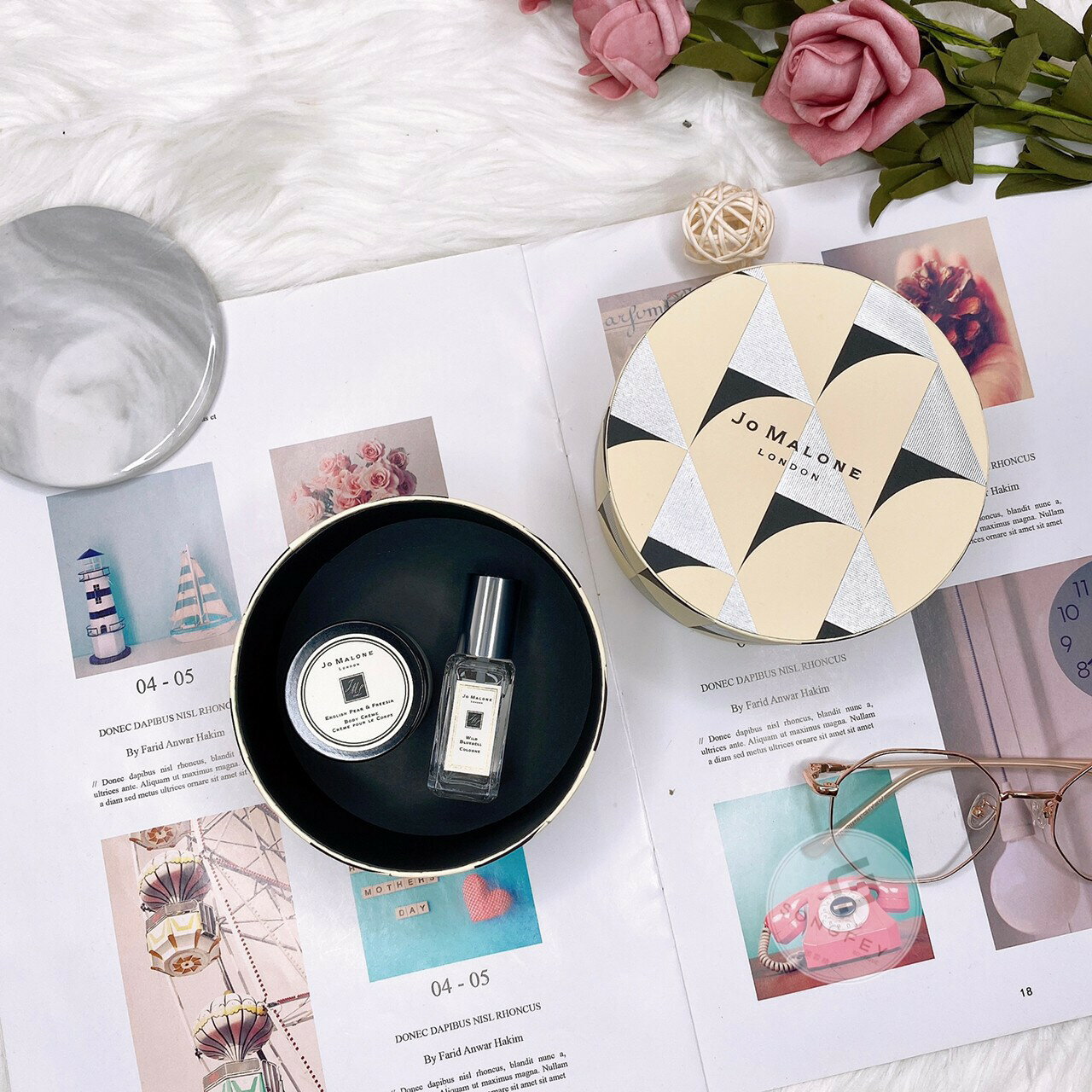 美國代購 臺灣現貨 Jo Malone 限量香水禮盒 藍風鈴9ml+小蒼蘭身體乳15ml【送禮精選★APP下單點數4倍送】