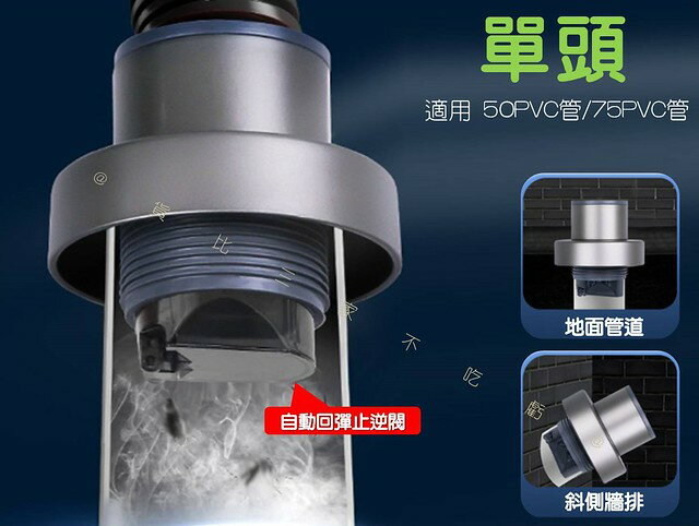 下水管三通頭/單頭 洗衣機排水地漏芯塞 防迴流 排水孔蓋 三通下水 三通角閥 前置過濾器 水槽淨水器 三頭通 單頭