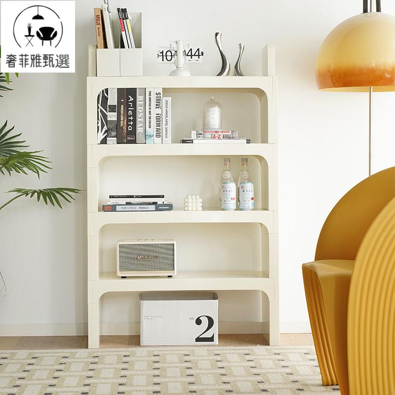免運 北歐創意中古書架自由組合書櫃家用落地式網紅ins多層收納置物架S98SS公司貨 快速出貨