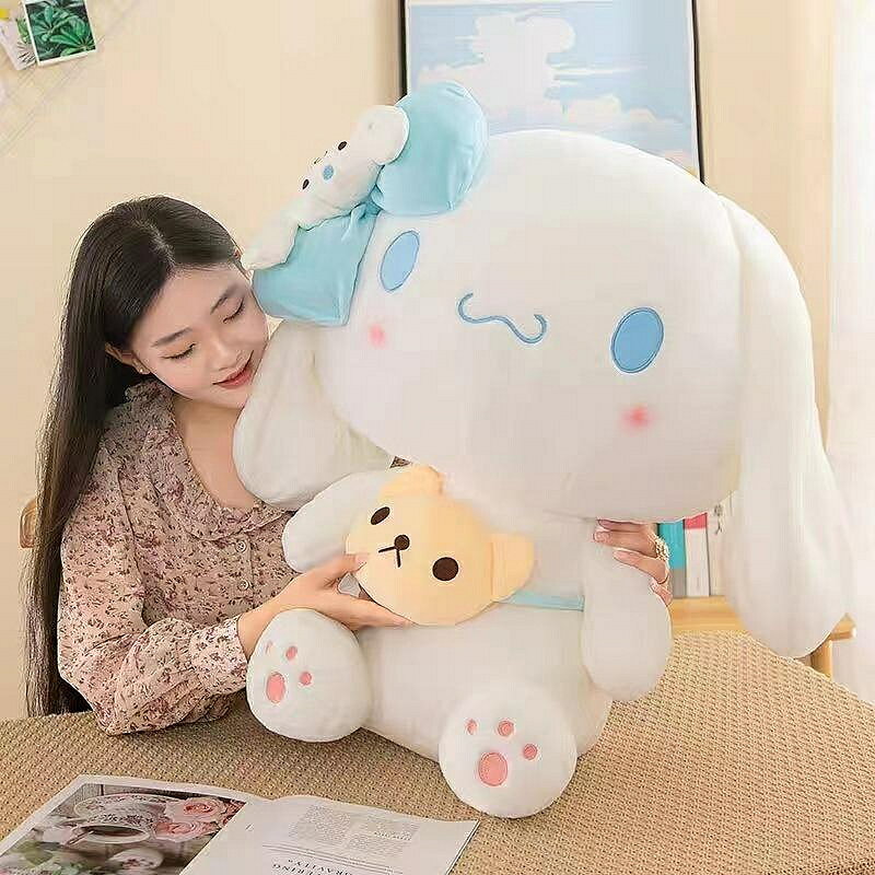 可愛庫洛米玩偶娃娃毛絨玩具美樂蒂公仔玉桂狗睡覺抱枕生日禮物女 玩偶/生日/情人/聖誕禮物/毛絨娃娃/抱枕娃娃