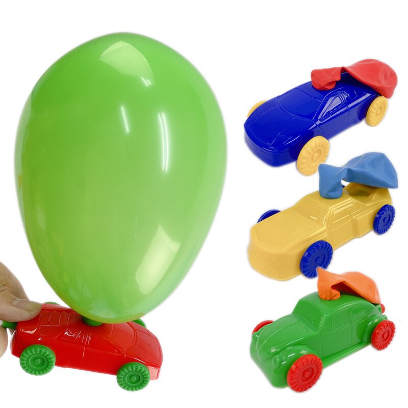 氣球車 吹氣會跑的 氣球動力車 /一個入(促25) 氣球汽車 AA-5906