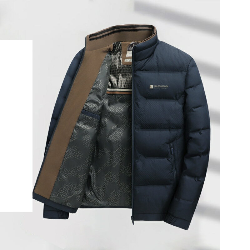 【巴黎精品】現貨+預購 鋪棉外套夾棉夾克-立領輕便短版休閒保暖男外套4色a1iy18