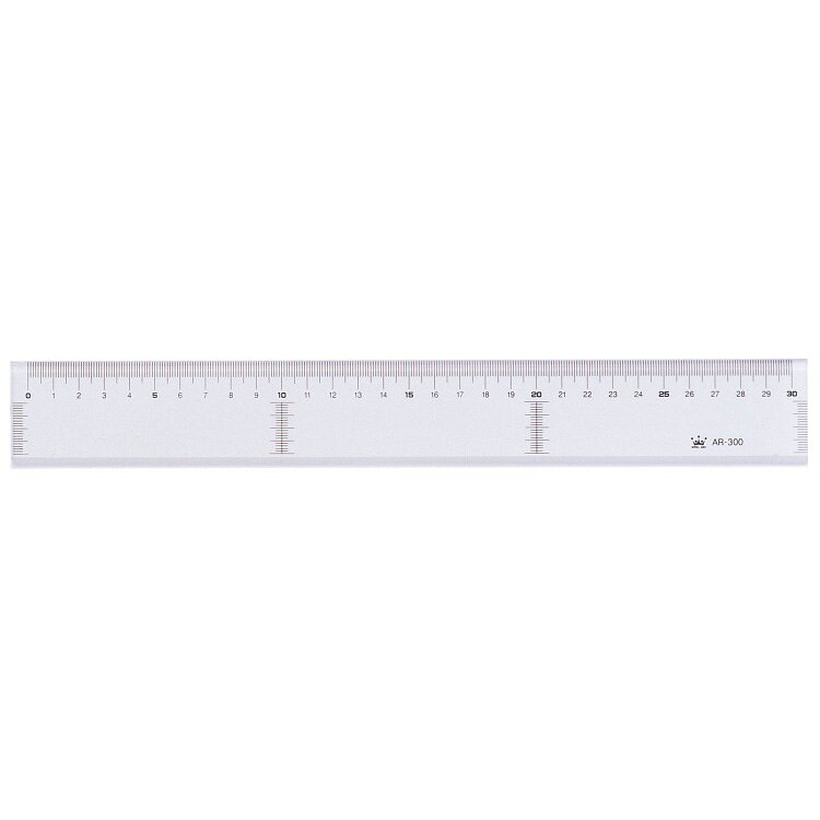 徠福 高級壓克力直尺 30cm /支 AR-300【APP滿額下單10%點數(單一帳號最高1000點)】9/30止