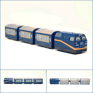 中國青藏鐵路列車 NJ2型柴油機車 鐵支路4節迴力小列車 迴力車 火車玩具 壓克力盒裝 QV030T1 TR台灣鐵道