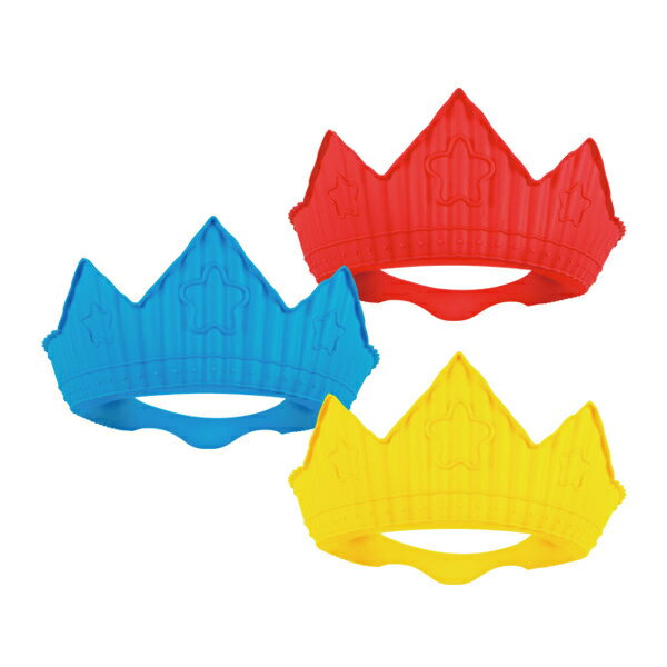 韓國 sillymann 鉑金矽膠皇冠幼兒洗髮帽 (三款可選) (黃色/藍色/紅色)